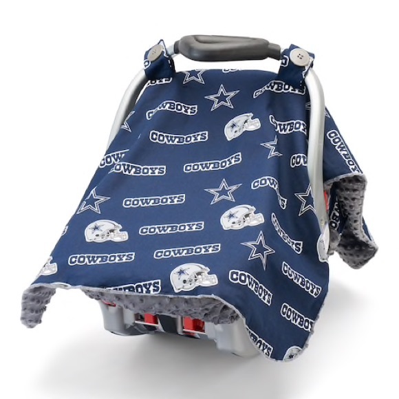 Euc Dallas Cowboys Baby Fanatic Car Seat Cover